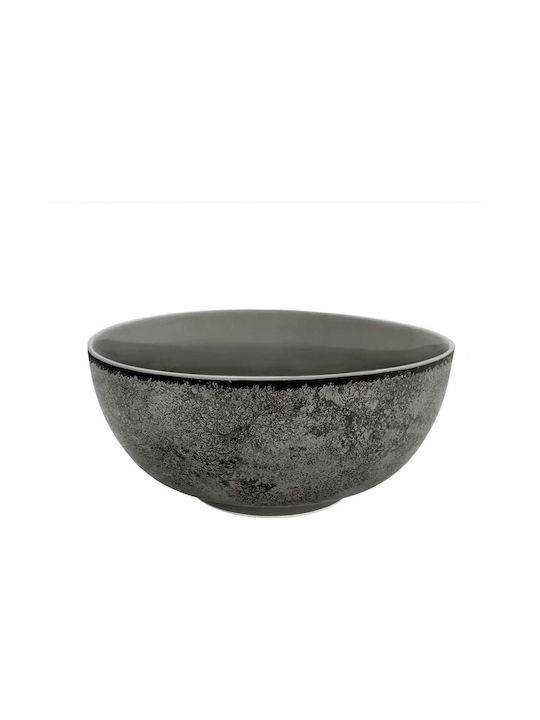 Oriana Ferelli 18274 Ceramic Salad Bowl Grey 25x25cm