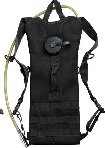 Mil-Tec Military Hydration Pack made of Polyester Black 3lt