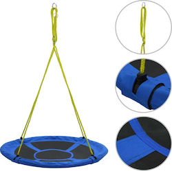 vidaXL Fabric Hanging Swing Nest 110x110x110cm for 3+ years Blue