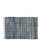 Denim Rug Rectangular with Fringes Denim