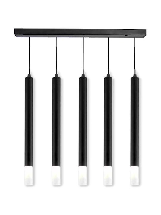 Luma Pendant Light LED Rail Black