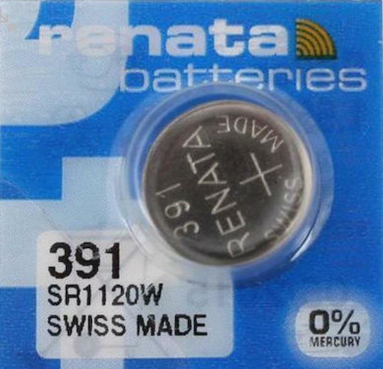 Renata 391 Μπαταρία Silver Oxide Ρολογιών SR55 1.55V 1τμχ