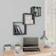 Shelf Wall Gray 84.50x15x27cm