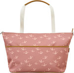 Fresk Shoulder/Hand Diaper Bag Birds Pink 49x18x39cm.