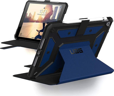 UAG Metropolis Flip Cover Piele artificială / Plastic Rezistentă Albastru (iPad 2019/2020/2021 10.2'' - iPad 2019/2020/2021 10.2'') 121916115050