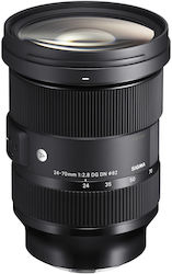 Sigma Full Frame Φωτογραφικός Φακός 24-70mm f/2.8 DG DN Art Wide Angle / Standard Zoom για Sony E Mount Black