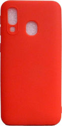 Silicone Back Cover Red (Galaxy M20)