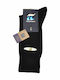 Pournara Men's Solid Color Socks Black