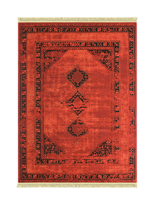 Koulis Carpets Afgan 7503H Rug Rectangular with Fringes Red