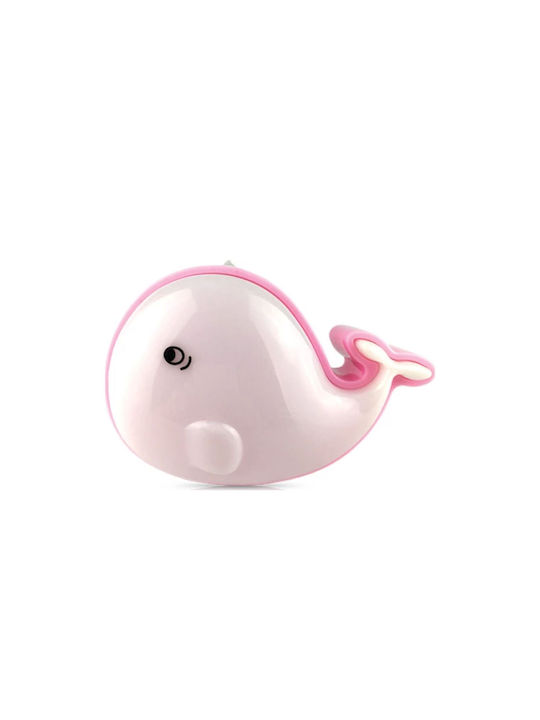 Fos me Nursery Night Light LED Whale Power Pink Warm