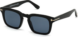 Tom Ford Dax Sunglasses Μαύρα with Acetate Frame & Black Lens