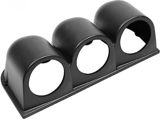 Lampa Suport instrumente Pentru mașină Triplu 52mm pentru montare pe Tabloul de bord