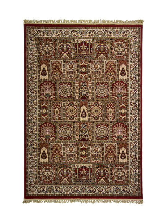 Viokarpet 6809/1018 Rug Rectangular with Fringes Red