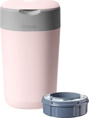 Tommee Tippee Diaper Disposal Bin Twist and Click Pink 85101301 1pcs