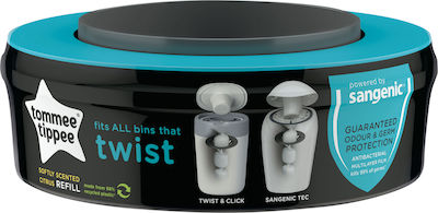 Tommee Tippee Saci de schimb pentru coșul de scutece Twist and Click Alb 1buc