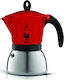 Bialetti Moka Induction Espresso-Kanne 6 Cups Rot