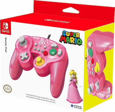 Hori Battle Pad Magazin online Gamepad pentru Comutator Peach