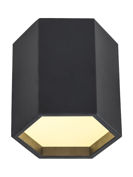 Lucido Modern Metall Deckenleuchte mit integriertem LED in Schwarz Farbe 25Stück XL