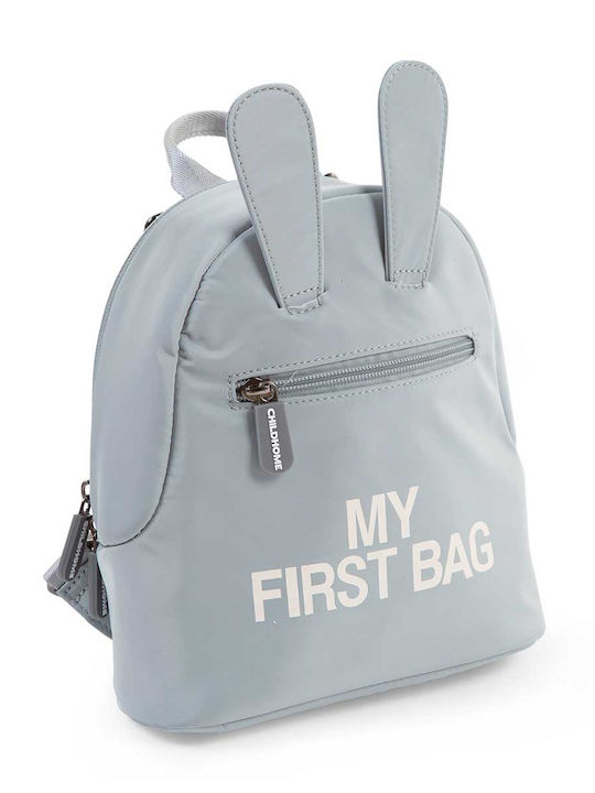 Childhome My First Παιδική Τσάντα Πλάτης Γκρι 23x7x23εκ.