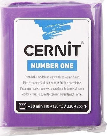 Cernit Number One No 900 Violet Πολυμερικός Πηλός 56gr