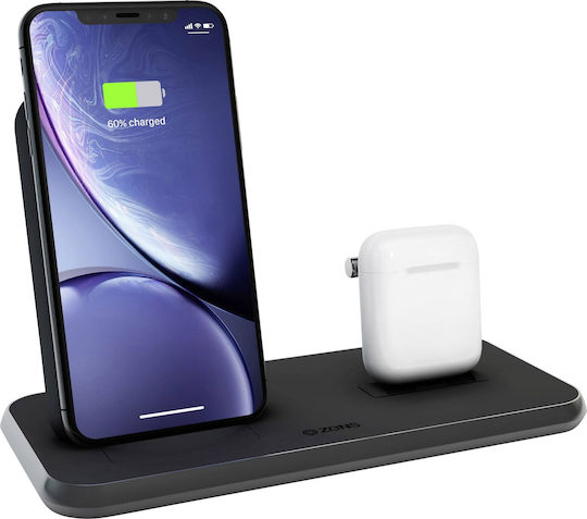 Zens Încărcător Wireless (Qi Pad) 10W Negruς (ZEDC06B/00)