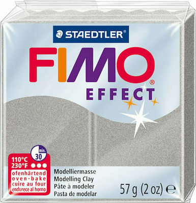 Staedtler Fimo Effect Polimerică Argilă Pearl Silver 57gr 8020-817