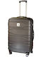 Forecast HFA-073 Large Hard Gray Suitcase with 4 Wheels Height 70cm