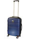 Forecast Cabin Hard Blue Suitcase With 4 Wheels Height 55cm