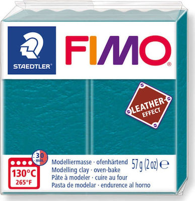 Staedtler Fimo Leather Effect Lagoon Πολυμερικός Πηλός 57gr