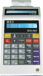ICS Micro II Φορητή Ταμειακή Μηχανή με Μπαταρία σε Λευκό Χρώμα