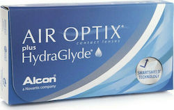 Air Optix Plus Hydraglyde 3 Месечно Контактни Л...