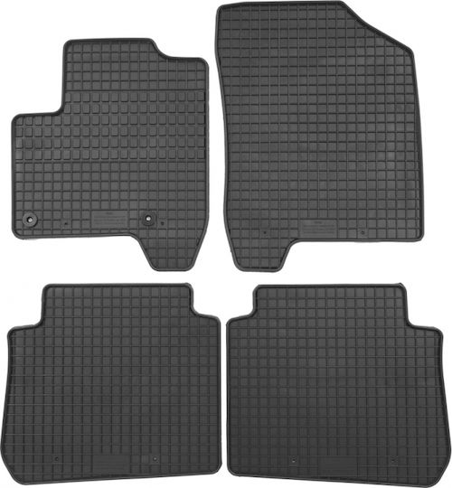 Petex Σετ Μπροστινά και Πίσω Πατάκια 4τμχ για Citroen C3 Picasso 2009-2017 Μαύρα