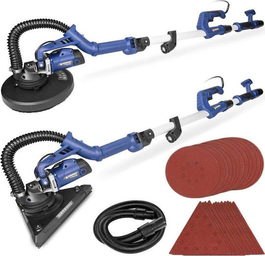 Powermat Teleskopisch Schleifmaschine Wand 1450W mit Staubsaugerfunktion PM-DG-1450DL