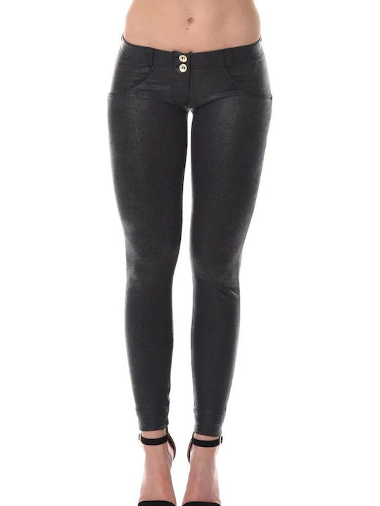 Wr.Up Skinny Women's Jean Trousers Push Up in Skinny Fit Black