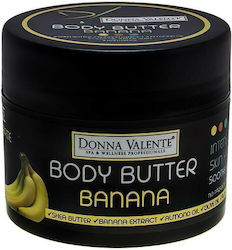 Donna Valente Banana Moisturizing Body Butter with Shea Butter for Dry Very Dry Skin 200ml