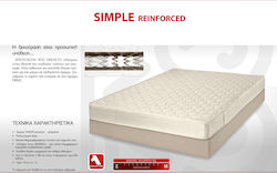 KS Kouppas Simple Ημίδιπλο 130x190x19cm με Ελατήρια KS Kouppas Simple Ημίδιπλο 130x190x19cm με Ελατήρια