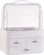 GlobalExpress Kosmetik-Organizer Transparent Tragbare Kosmetiktasche