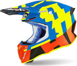 Airoh Twist 2.0 Frame Azure Matt Motorradhelm Motocross ECE 22.05 1240gr AIR000KRA181