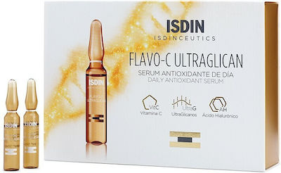 Isdin Αnti-aging & Detoxifying Face Serum Suitable for All Skin Types with Vitamin C 10x2ml