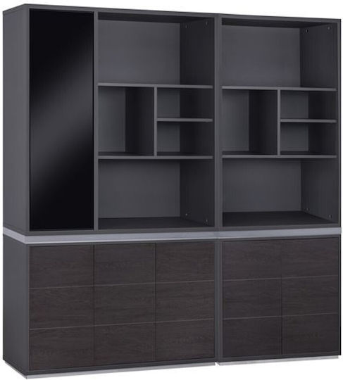 Bibliotheken Rosewood S/2 (2 Stück) 201.50x40x200cm HM11200