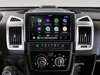 Alpine Sistem Audio Auto pentru Peugeot Boxer Fiat Ducato Citroen Pulover 2006-2011 (Bluetooth/USB/AUX/WiFi/GPS) cu Ecran Tactil 9"