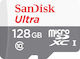 Sandisk Ultra microSDXC 128GB Clasa 10 U1 UHS-I