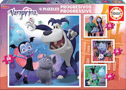 Vampirina Progressive Puzzles 25,12,16 & 20pcs Educa