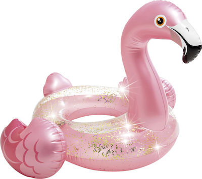 Intex Glitter Umbrelă umflabilă pentru piscină Flamingo Roz cu sclipici 99cm