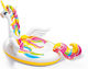 Intex Mega Island Kids Inflatable Mattress Unicorn with Handles 251cm