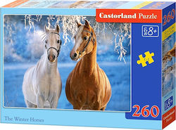 Kids Puzzle The Winter Horses for 8++ Years 260pcs Castorland