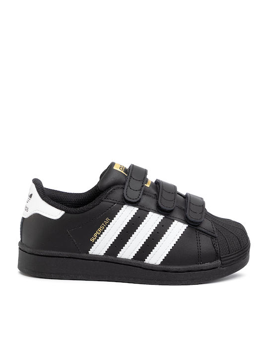 Adidas Παιδικά Sneakers Superstar Cf με Σκρατς Core Black / Cloud White / Core Black