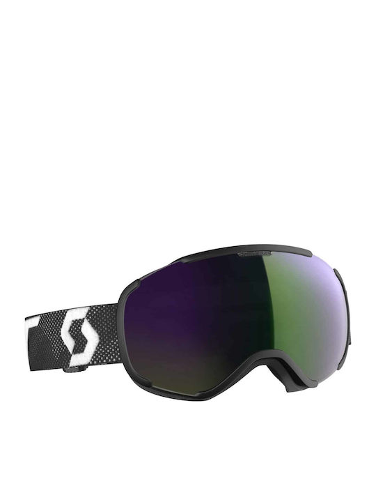 Scott Faze II Goggle 271816 Μάσκα Σκι & Snowboard Ενηλίκων Μαύρη με Φακό σε Μωβ Χρώμα