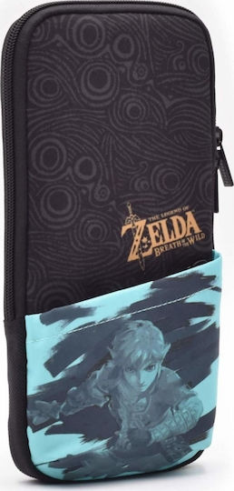 Hori Slim Pouch Zelda (Breath of the Wild) Plastic Switch Carrying Case Black