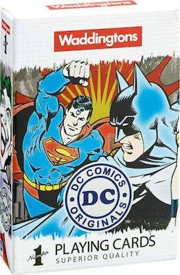 Waddingtons Number 1 DC Comics Retro Plasticized Collectable Card Deck